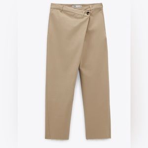 Zara asymmetrical chino pants. Sz M